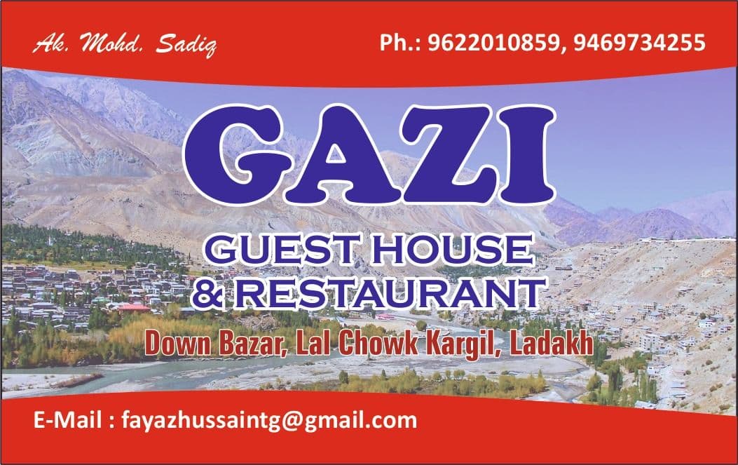 Guest House w/ Attached Bathrooms, Ladakh in Kargil, Ladakh 8