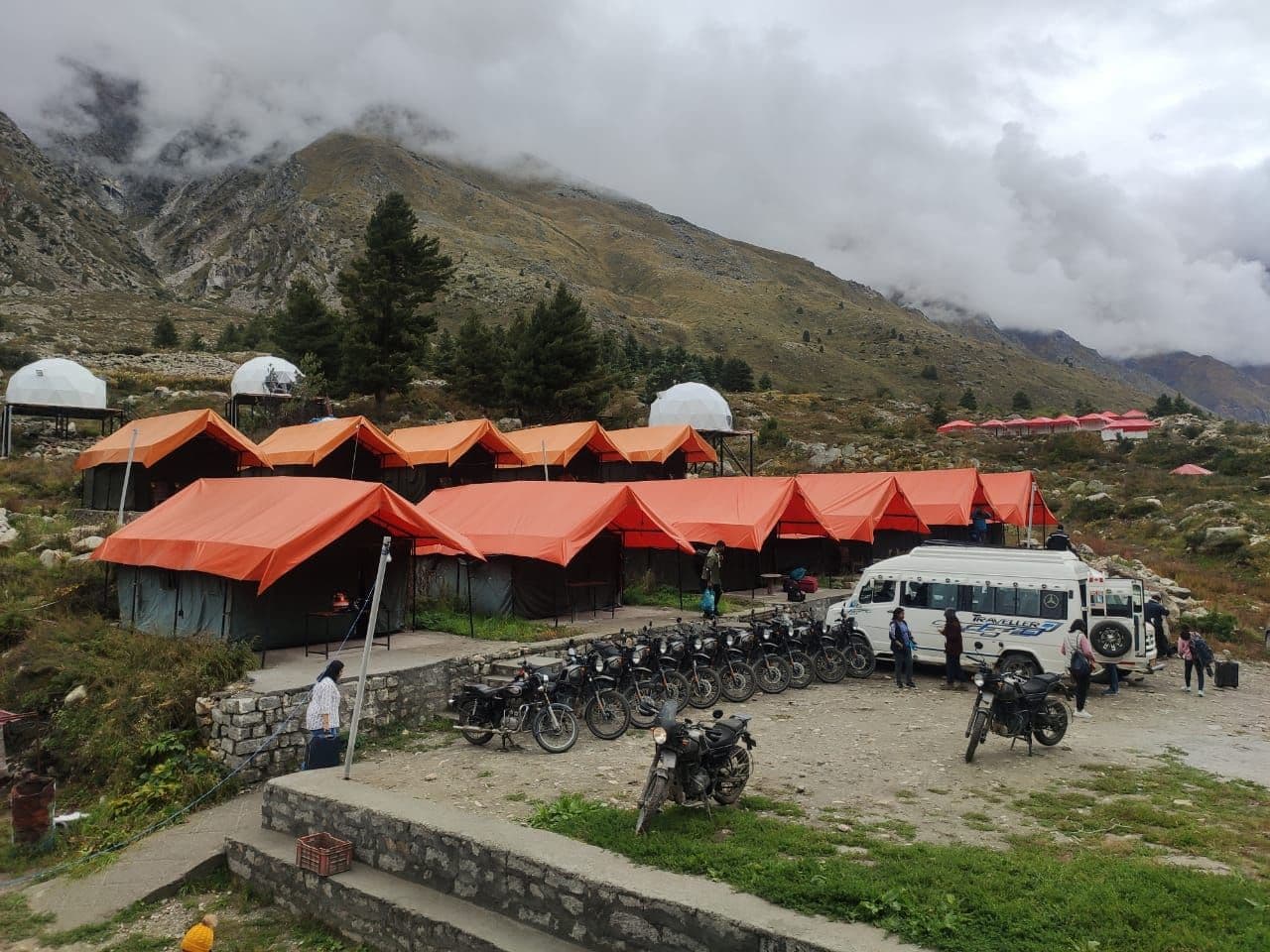 Riverside Dome w/ Home Meals & Bonfire, HP in Chitkul, HP 1