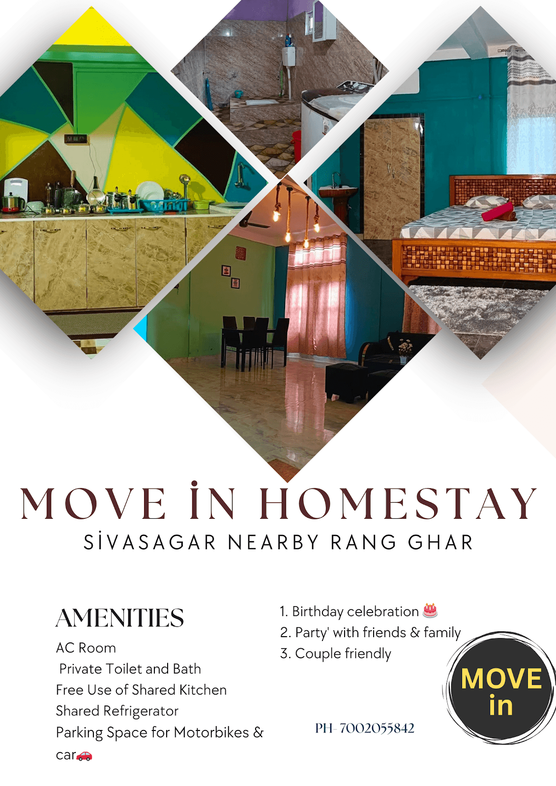 Comfortable Homestay w/ Excellent Interiors, Assam - Sivasagar, Assam photo 5