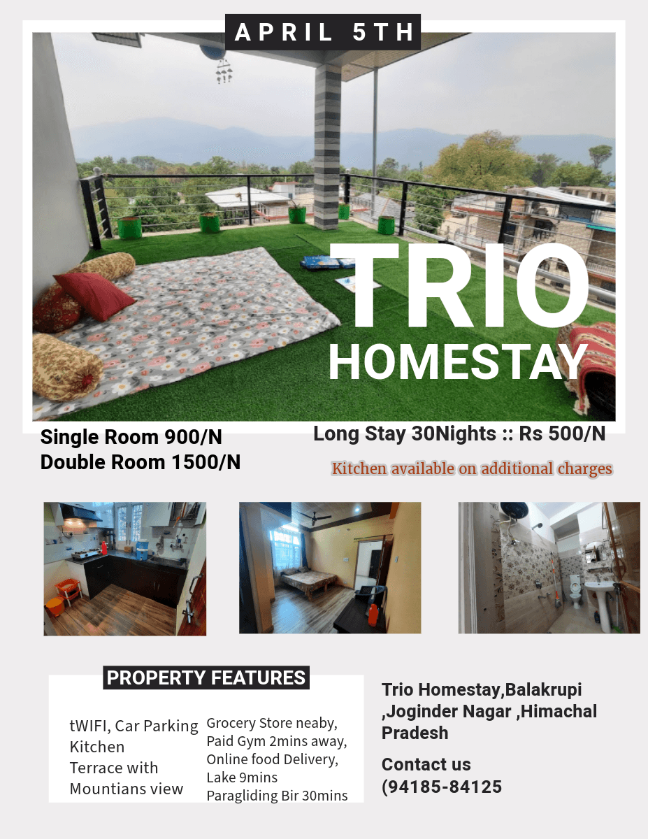 Dog-Friendly Homestay w/ Home Meals, HP - Joginder Nagar, HP photo 5