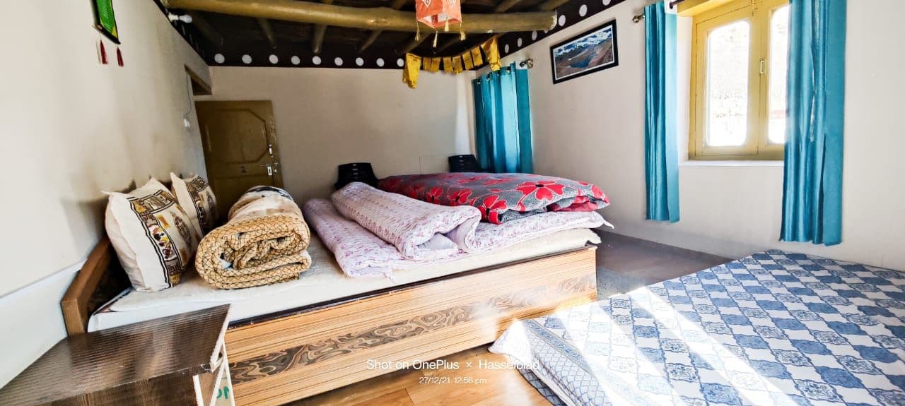 Mud Homestay w/ Heated Beds & Home Meals, HP in Tabo, HP 2