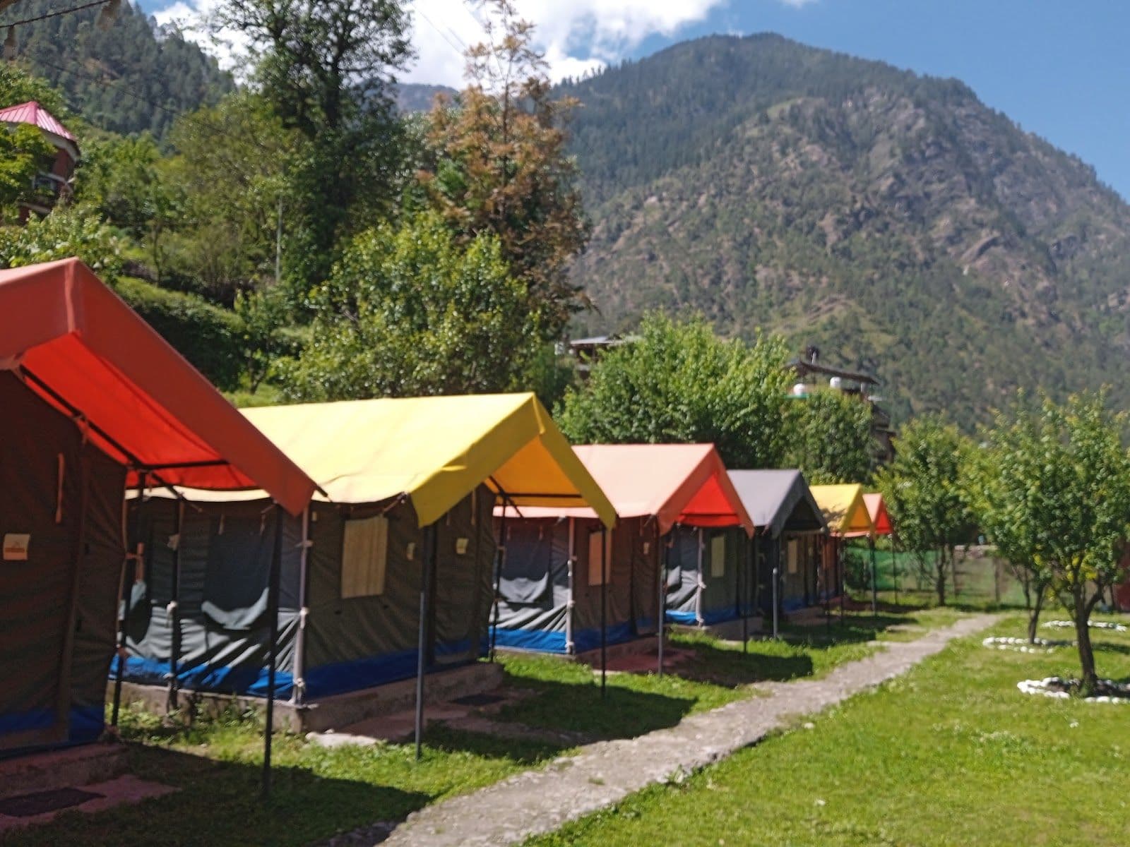 Riverside Camp w/ Home Meals & Treks, HP in Nagini, HP 2