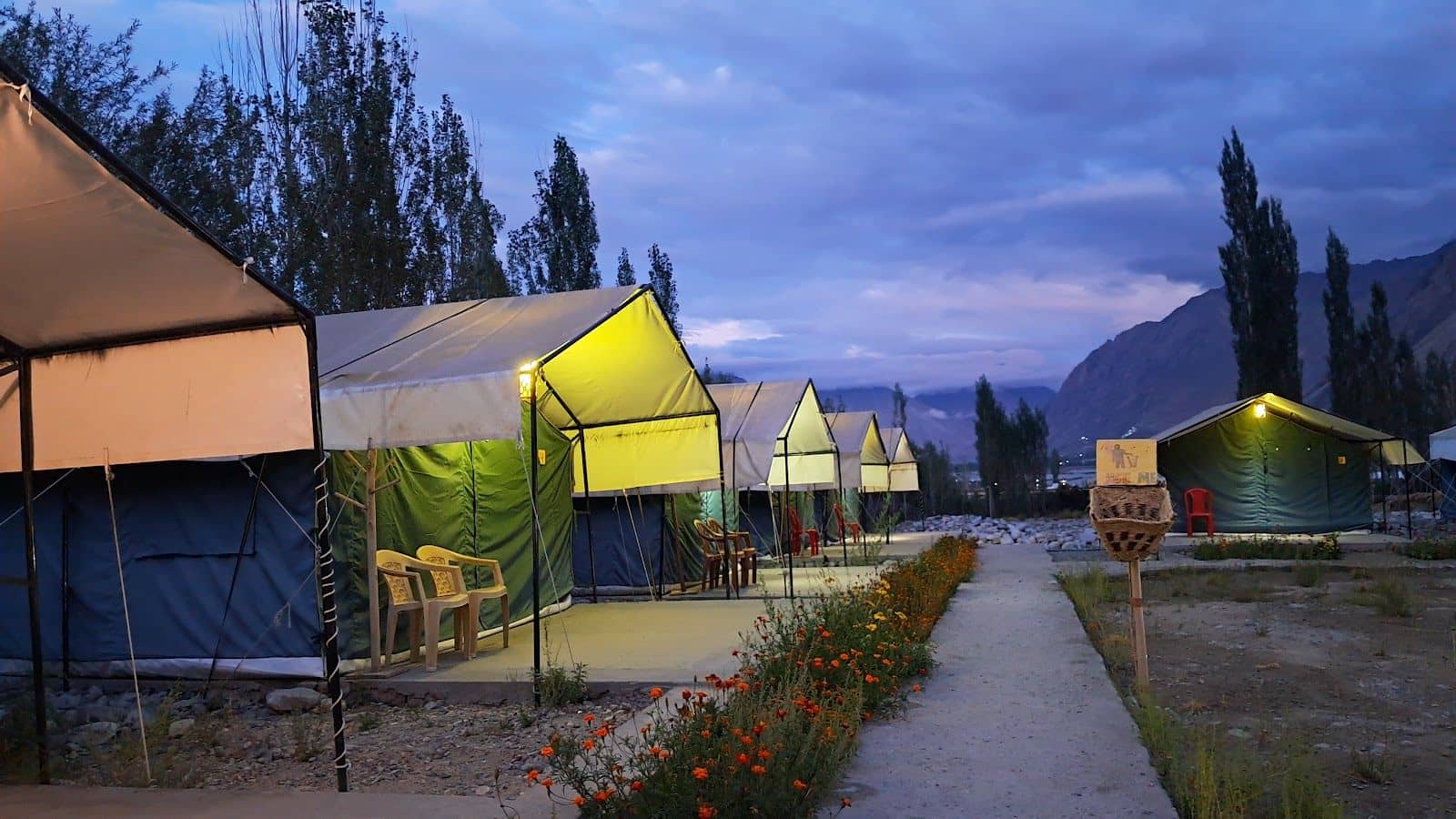 Clean Camp w/ Mountain & Monastery Views, Ladakh - Hunder, Ladakh